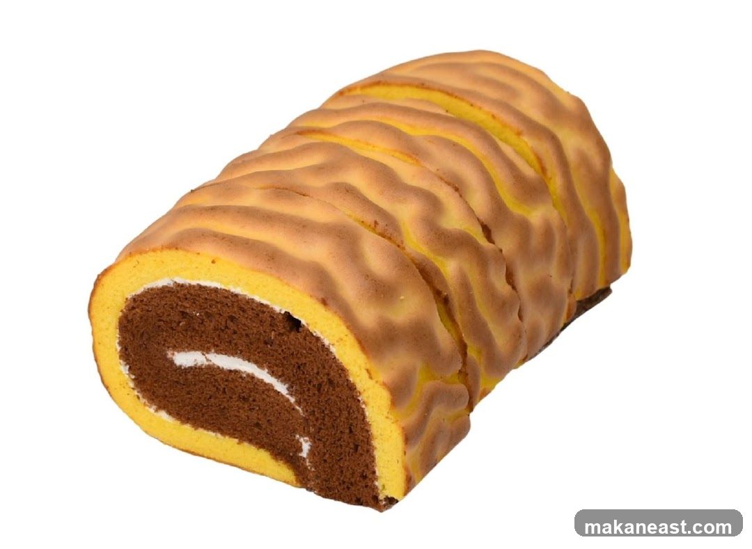 Chocolate Swiss Roll Cake