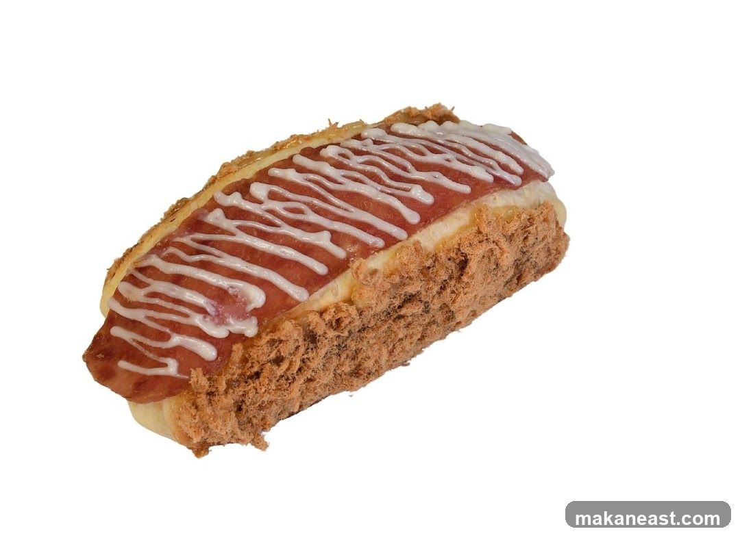 Savory Bread with Meat Floss and Sausage