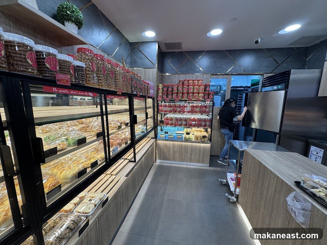 Bakery Interior with Baked Goods