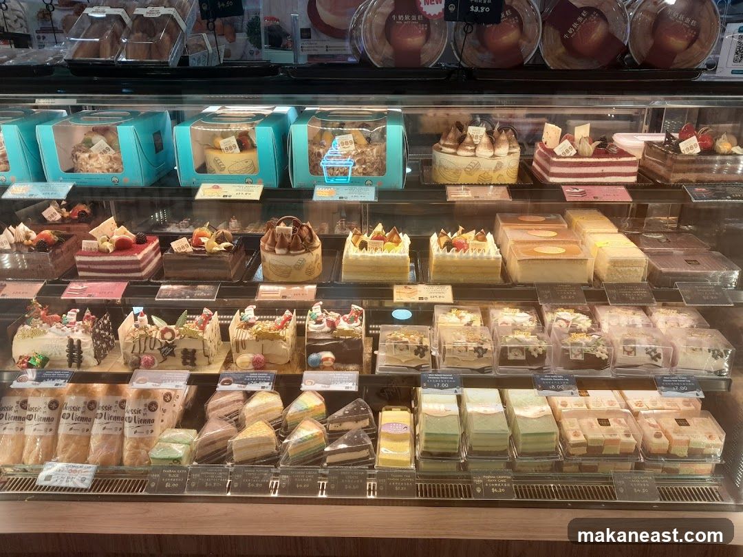 Cakes and Pastries Display