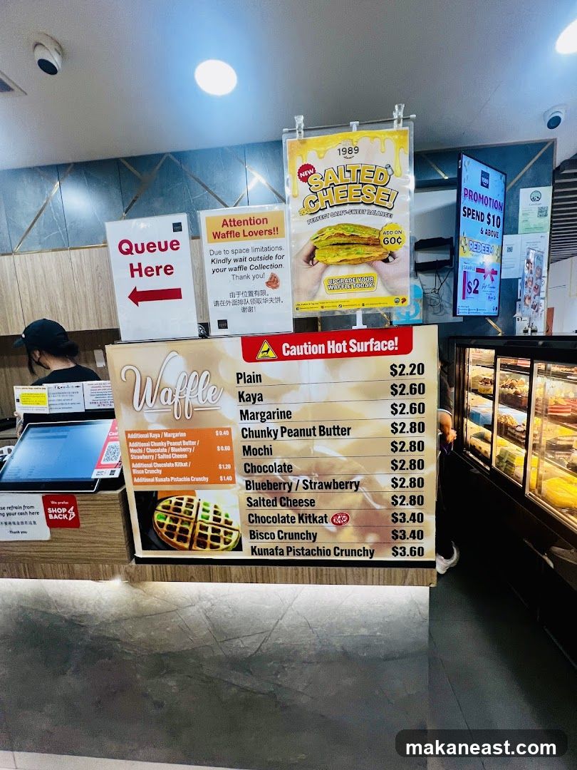 Waffle Menu