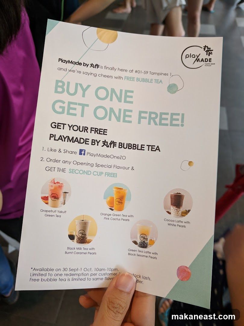 PlayMade Buy One Get One Free Promotion