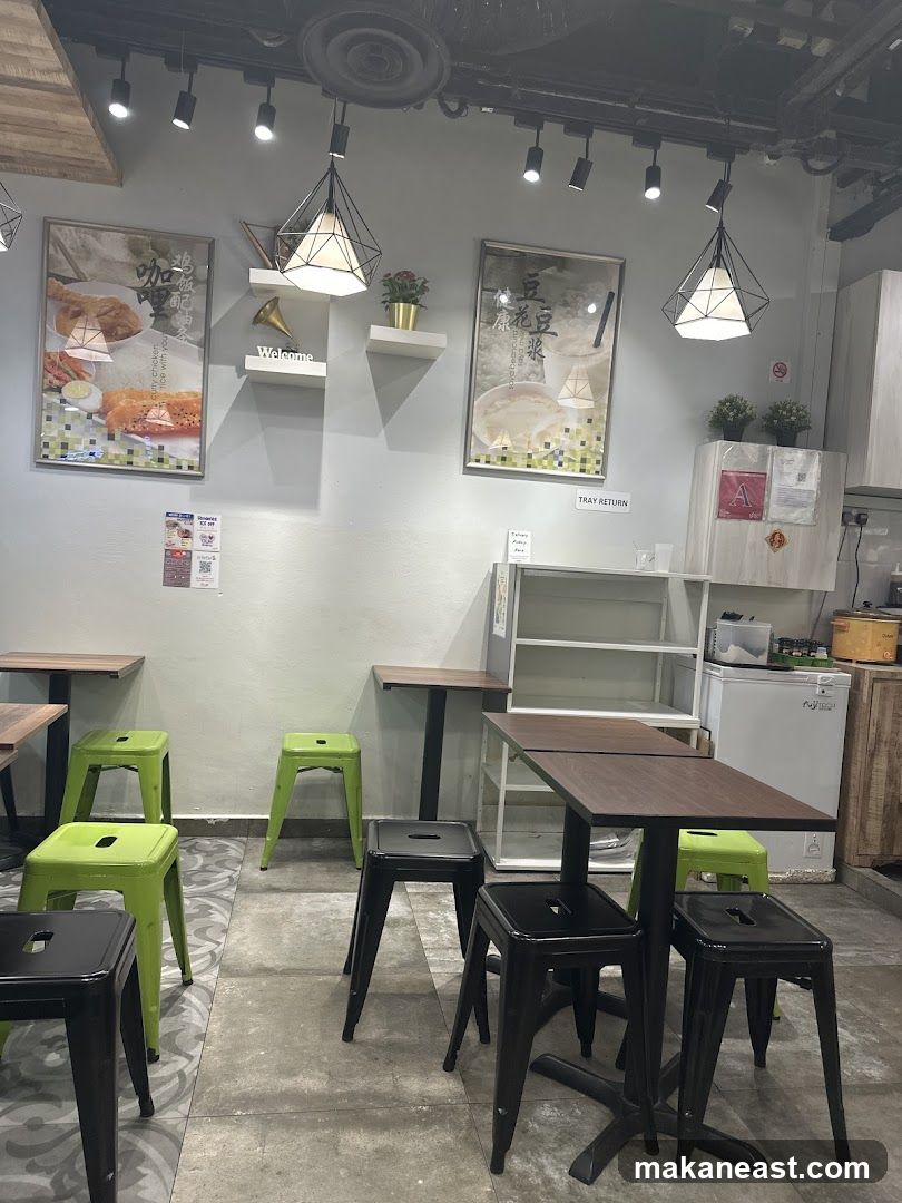 Cafe Interior with Seating