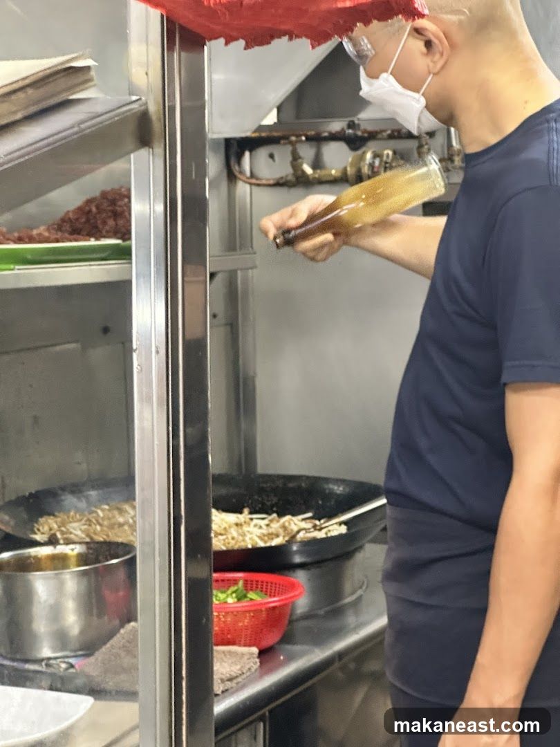 Chef preparing food
