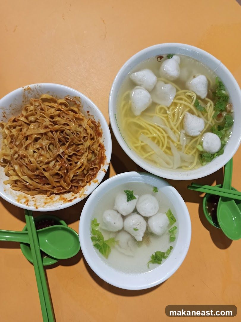 Noodles and Fishball Soup