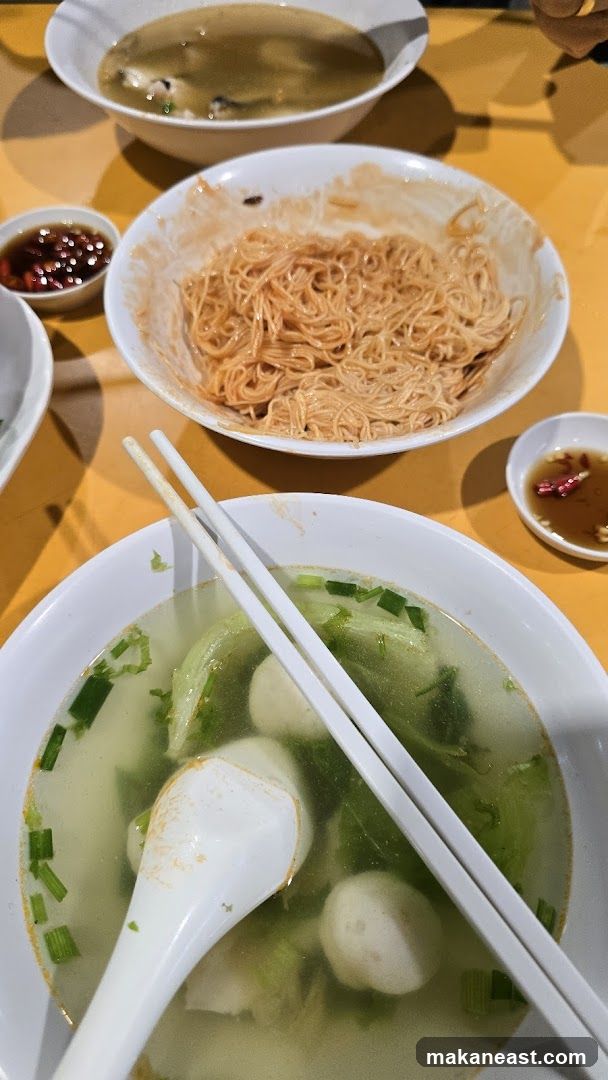 Noodle Soup with Fish Balls