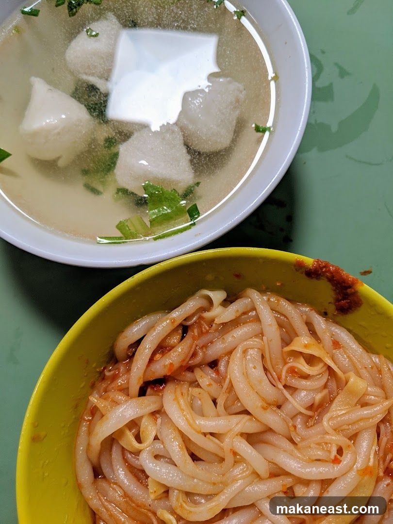 Noodles and Fishball Soup