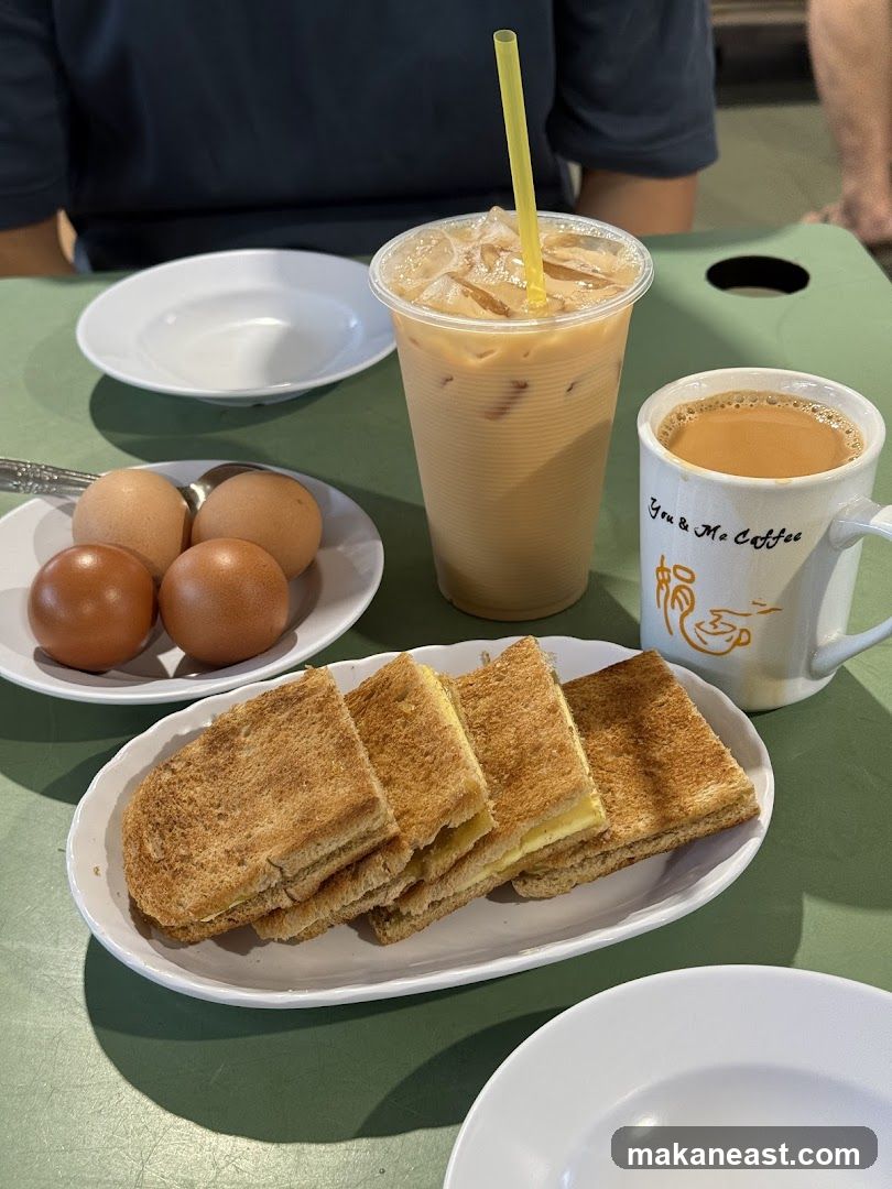 Kopi Toast and Eggs