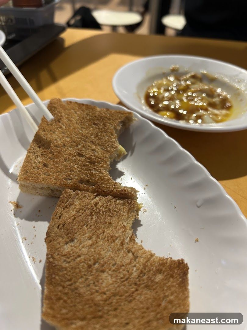 Toast with Dip