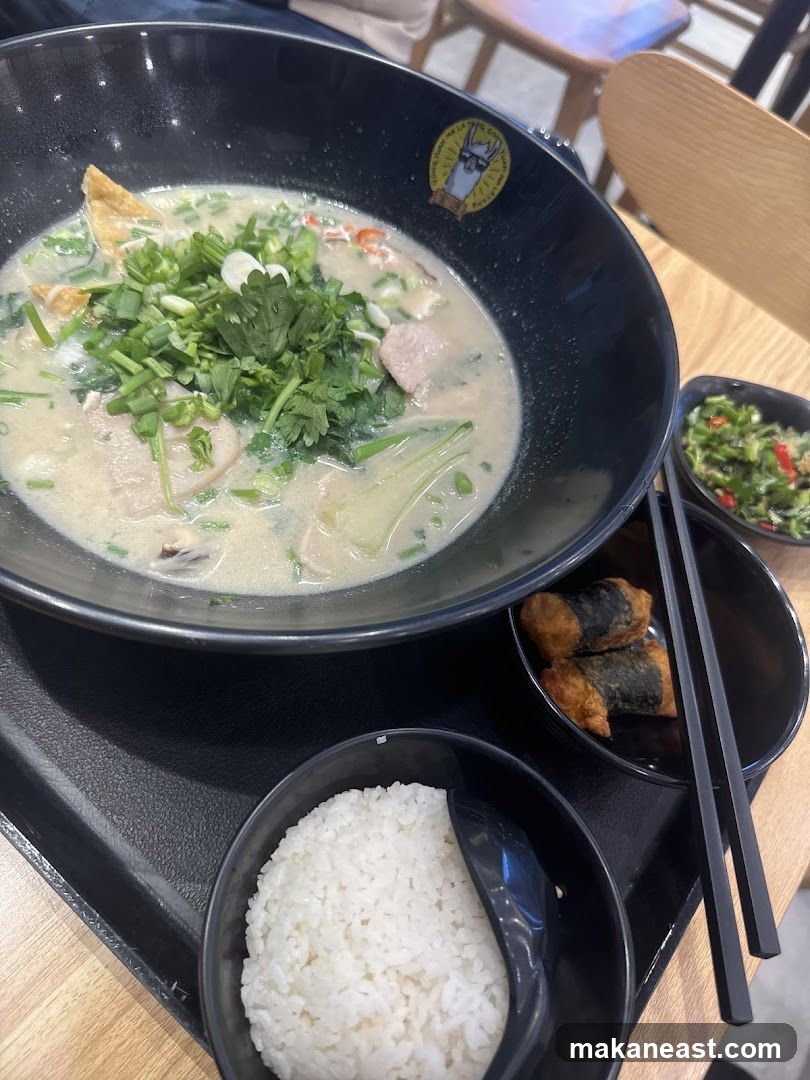 Noodle Soup with Sides