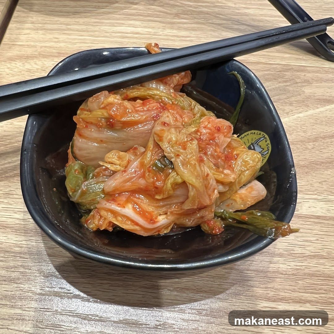 Kimchi in a bowl