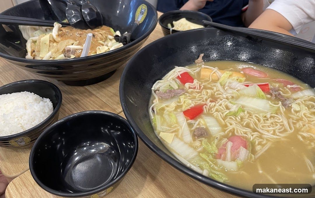 Noodle Soup and Rice