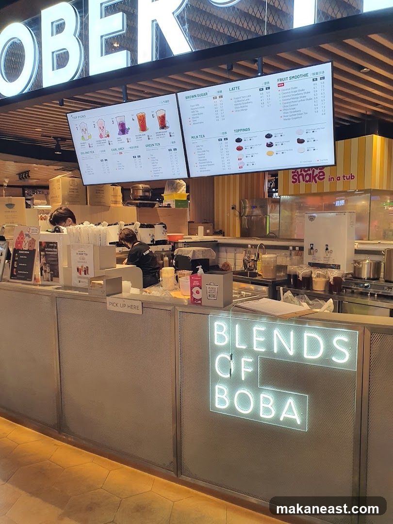 Blends of Boba Counter