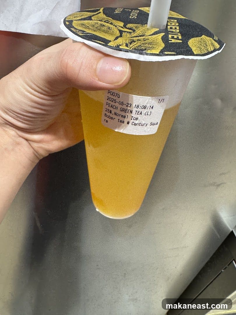 Peach Green Tea