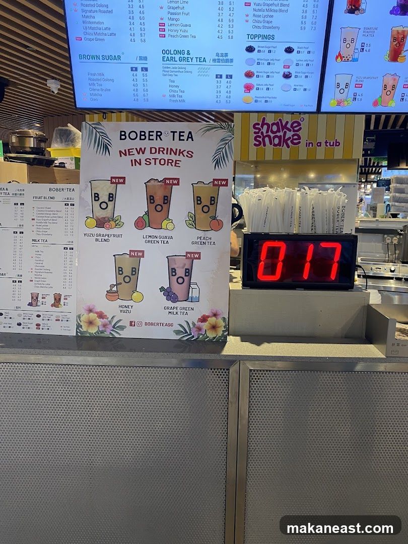 Bober Tea New Drinks