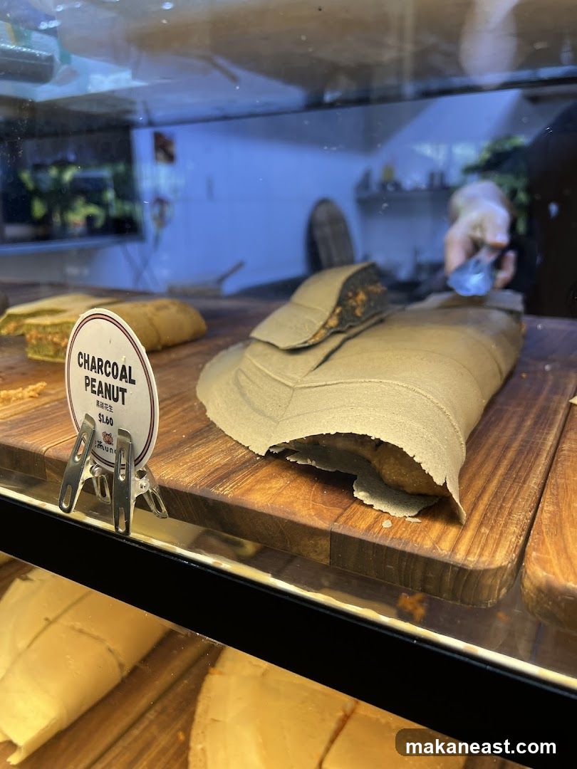 Pastries in a Display Case