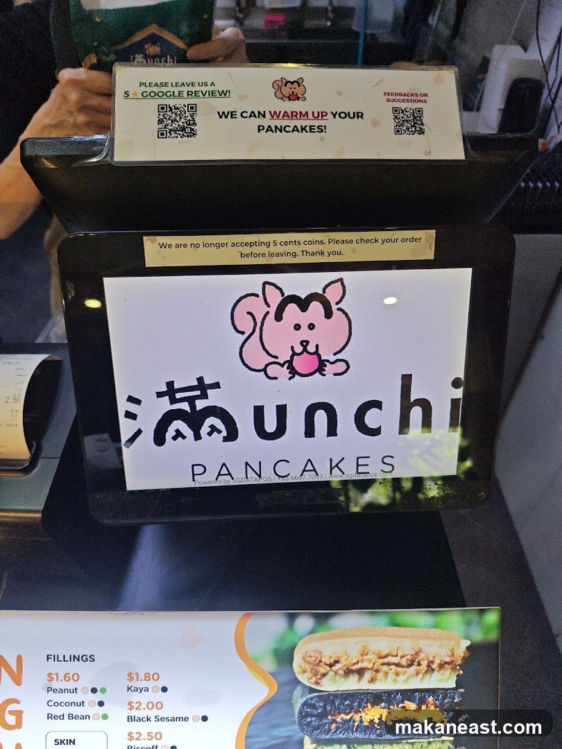 Unchi Pancakes POS Screen