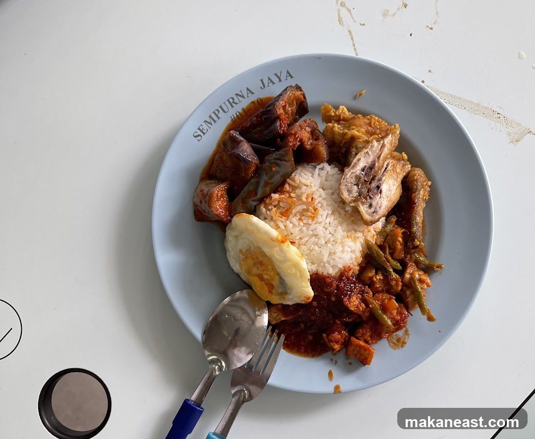 Plate of food