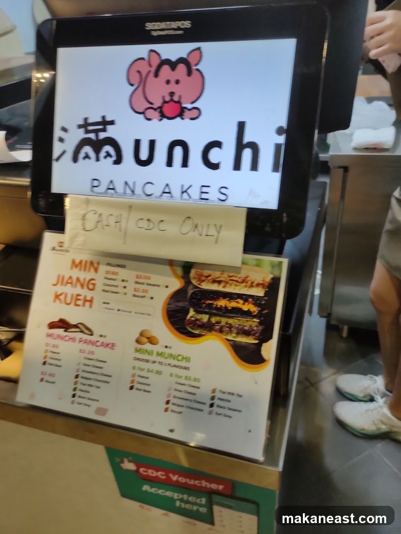 Munchi Pancakes Menu