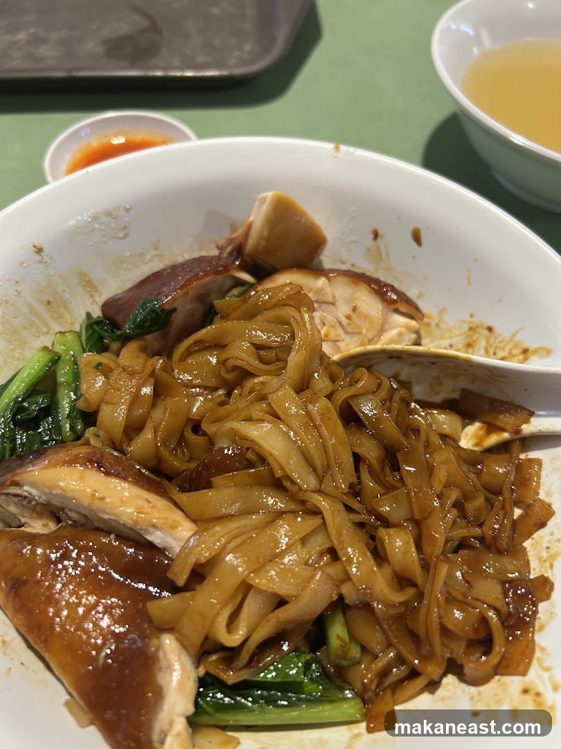 Noodles with Chicken and Greens