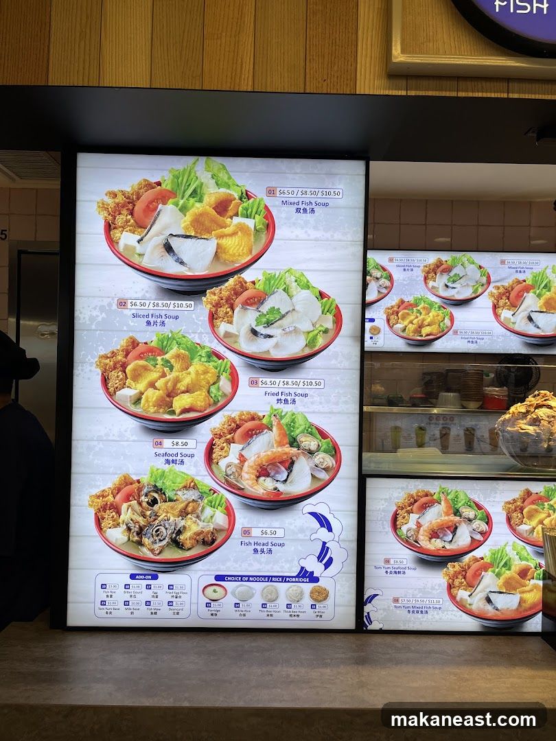 Fish Soup Menu