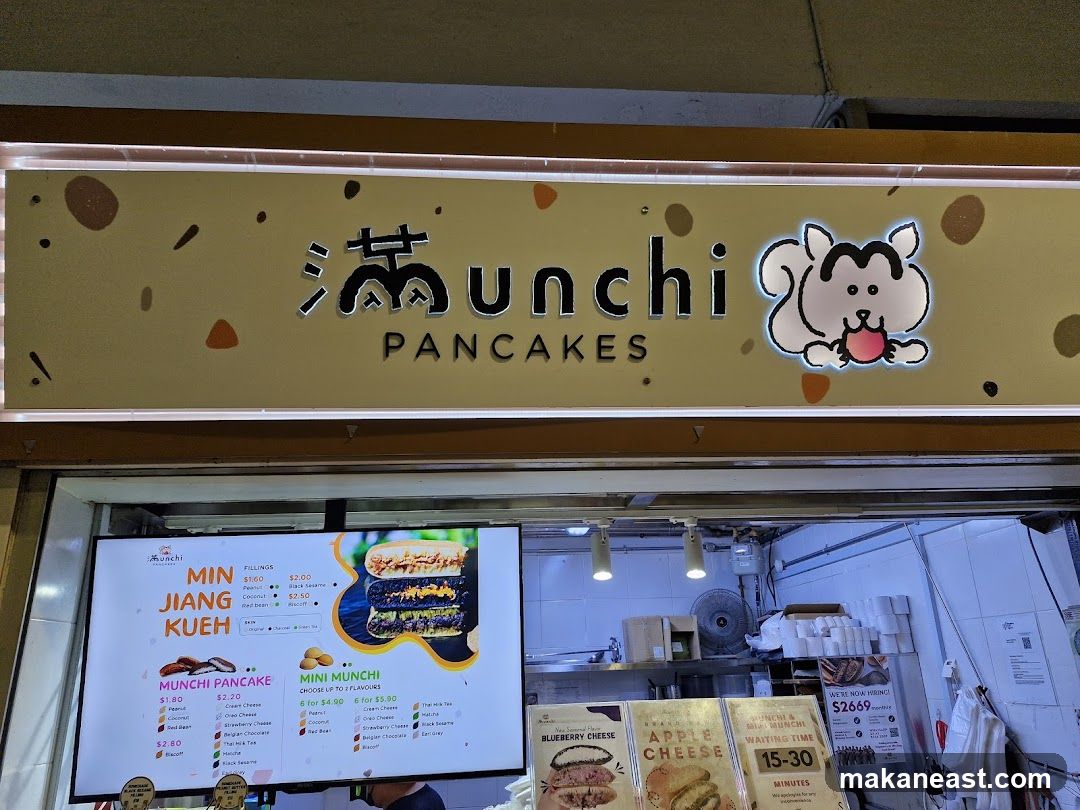 Munchi Pancakes Menu