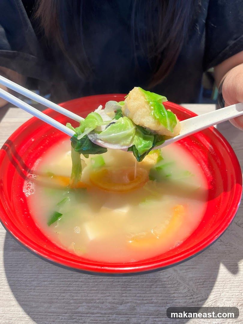 Miso Soup with Tofu and Vegetables