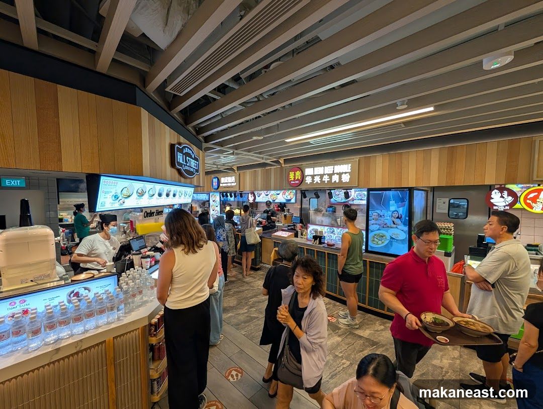 Food Court with Multiple Stalls