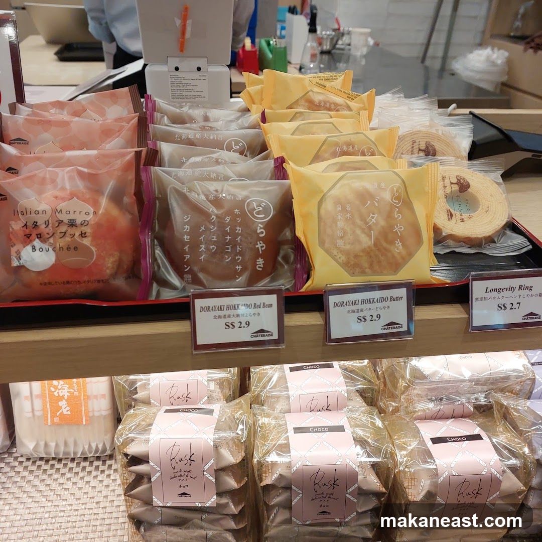 Assortment of Japanese Pastries