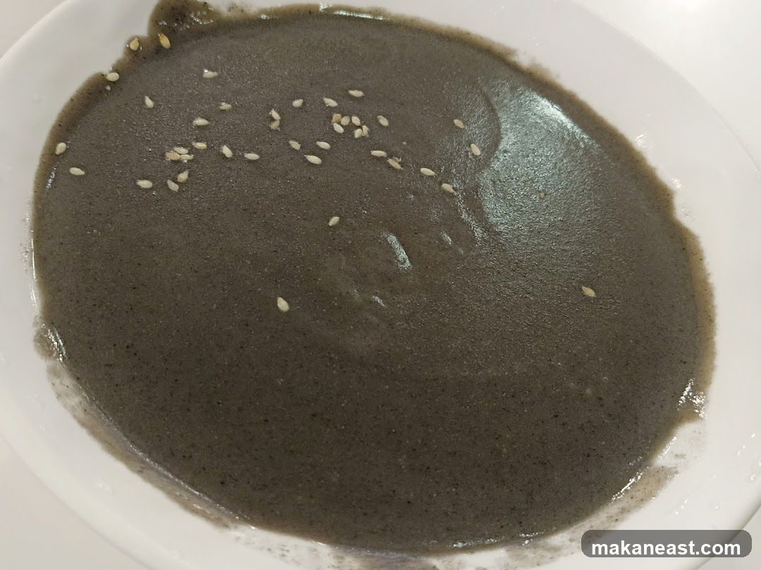 Black Sesame Soup