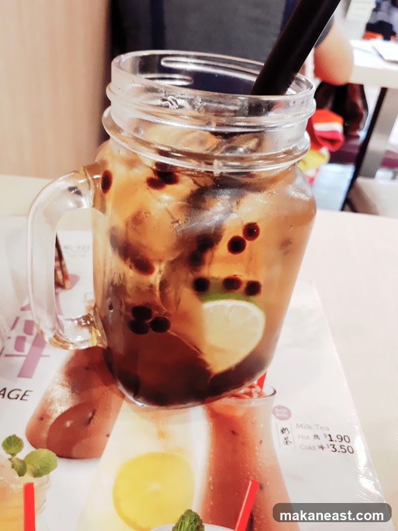 Milk Tea Menu