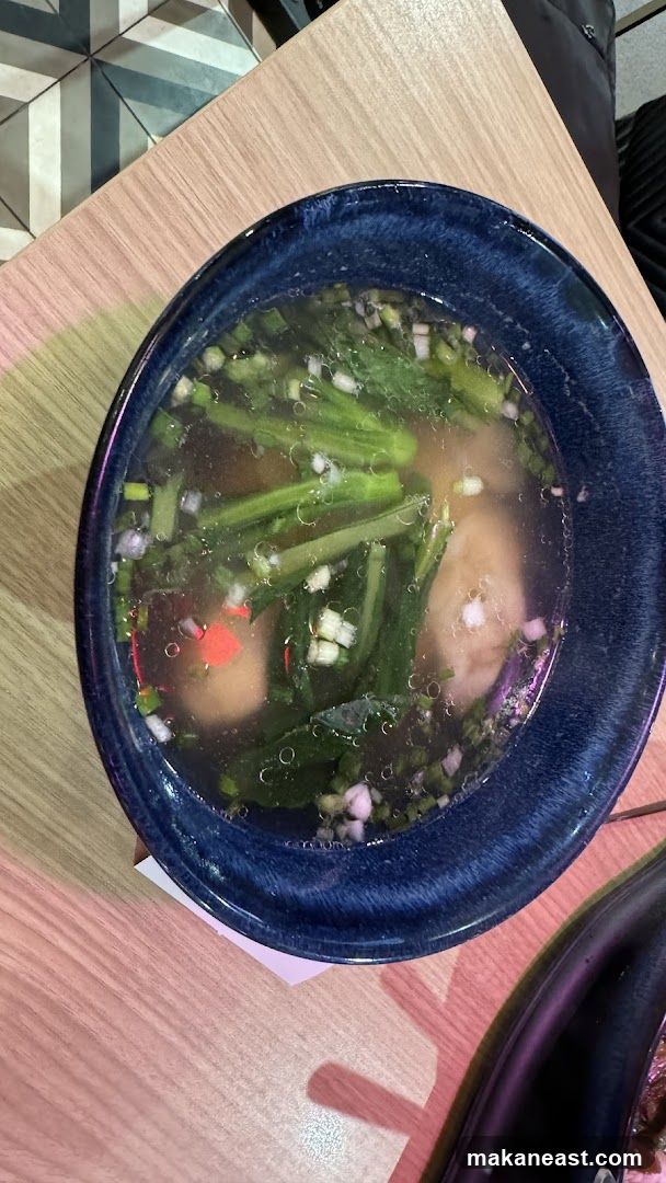Soup with Greens and Dumplings