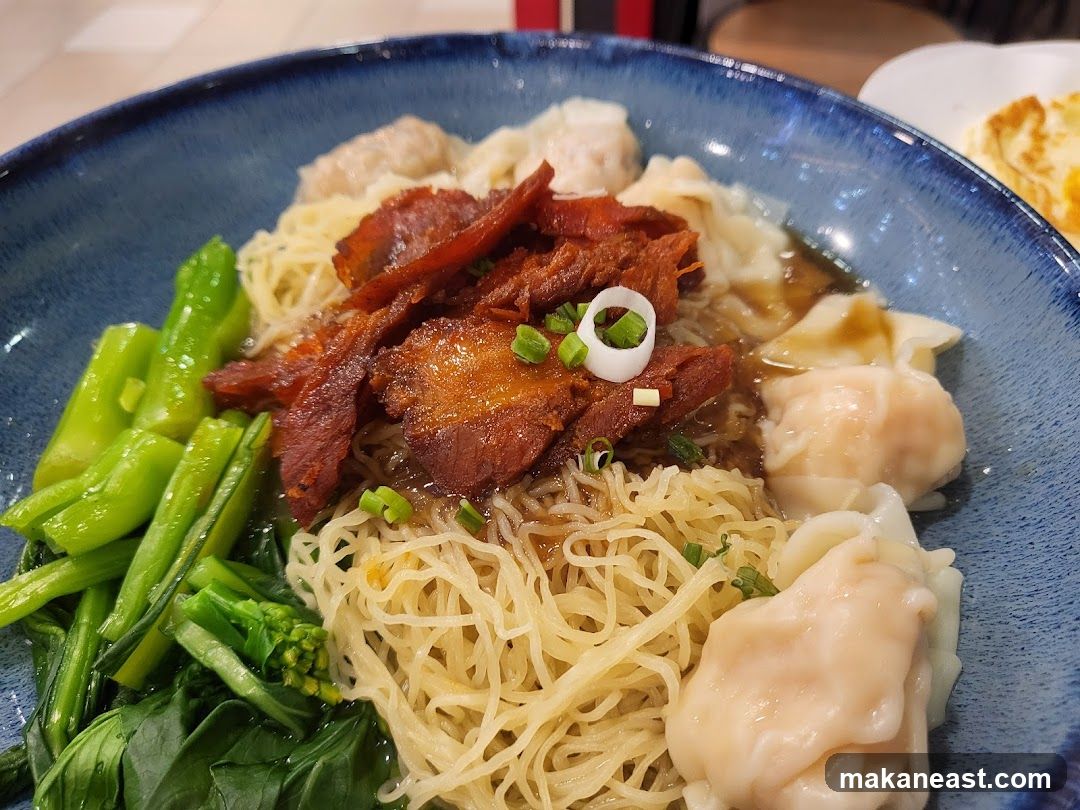 Noodle Soup with Wontons and Char Siu