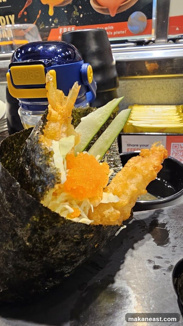 Shrimp Temaki Sushi