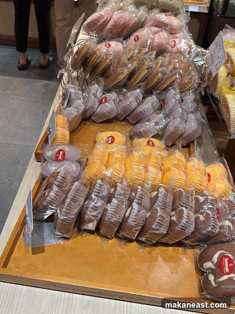 Assortment of individually packaged baked goods