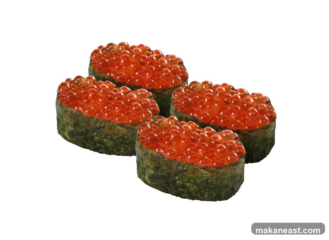 Ikura Gunkan Maki Sushi