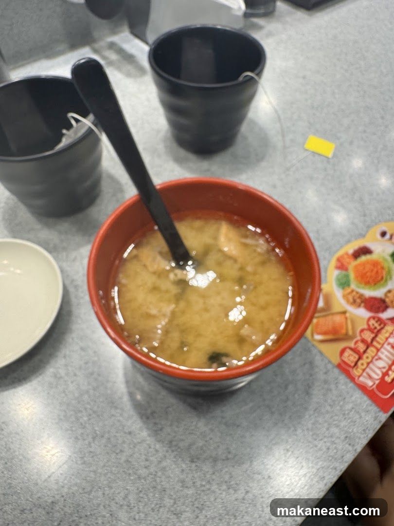 Miso Soup with Spoon