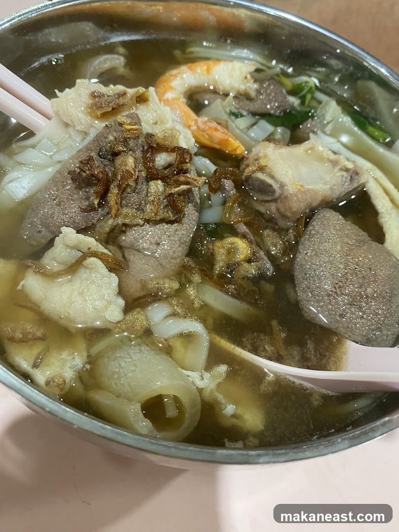 Noodle Soup with Pork and Shrimp