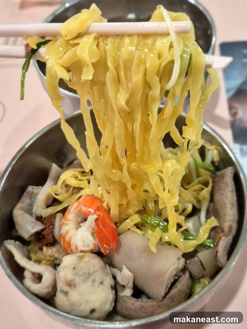Noodles with Assorted Toppings