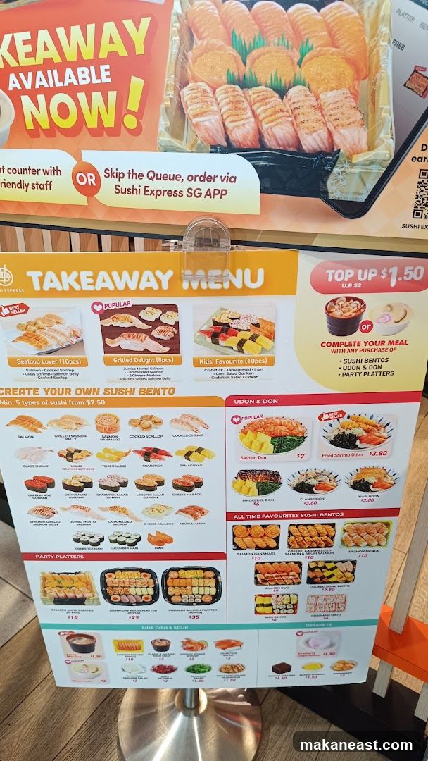 TAKEAWAY MENU
