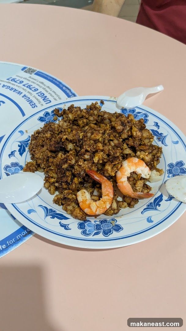 Fried Carrot Cake with Shrimp