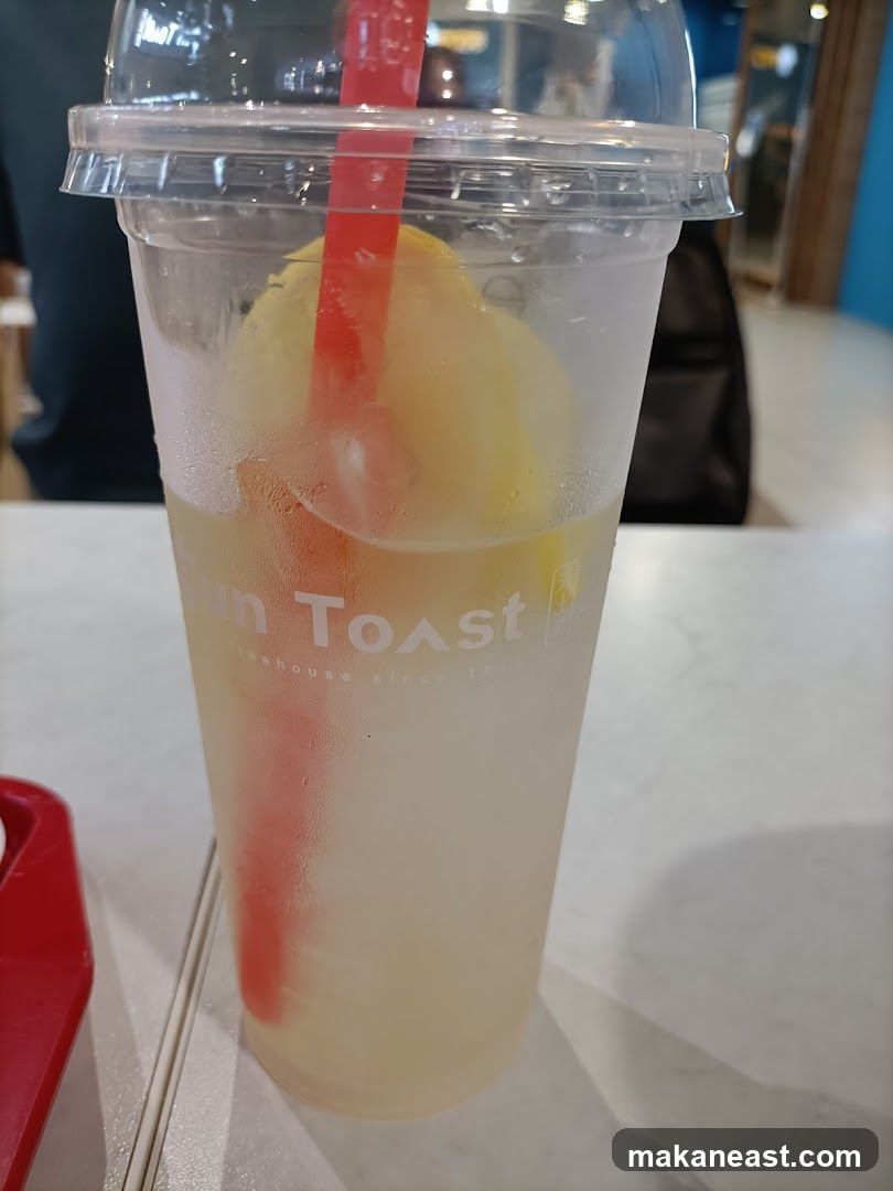 Lemonade in a to-go cup