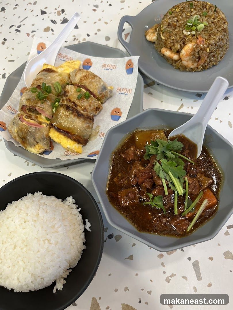 Assortment of Asian Dishes