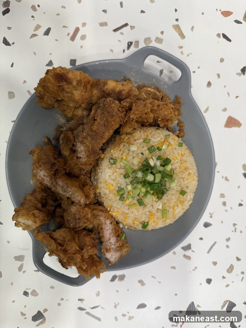 Fried Pork and Fried Rice