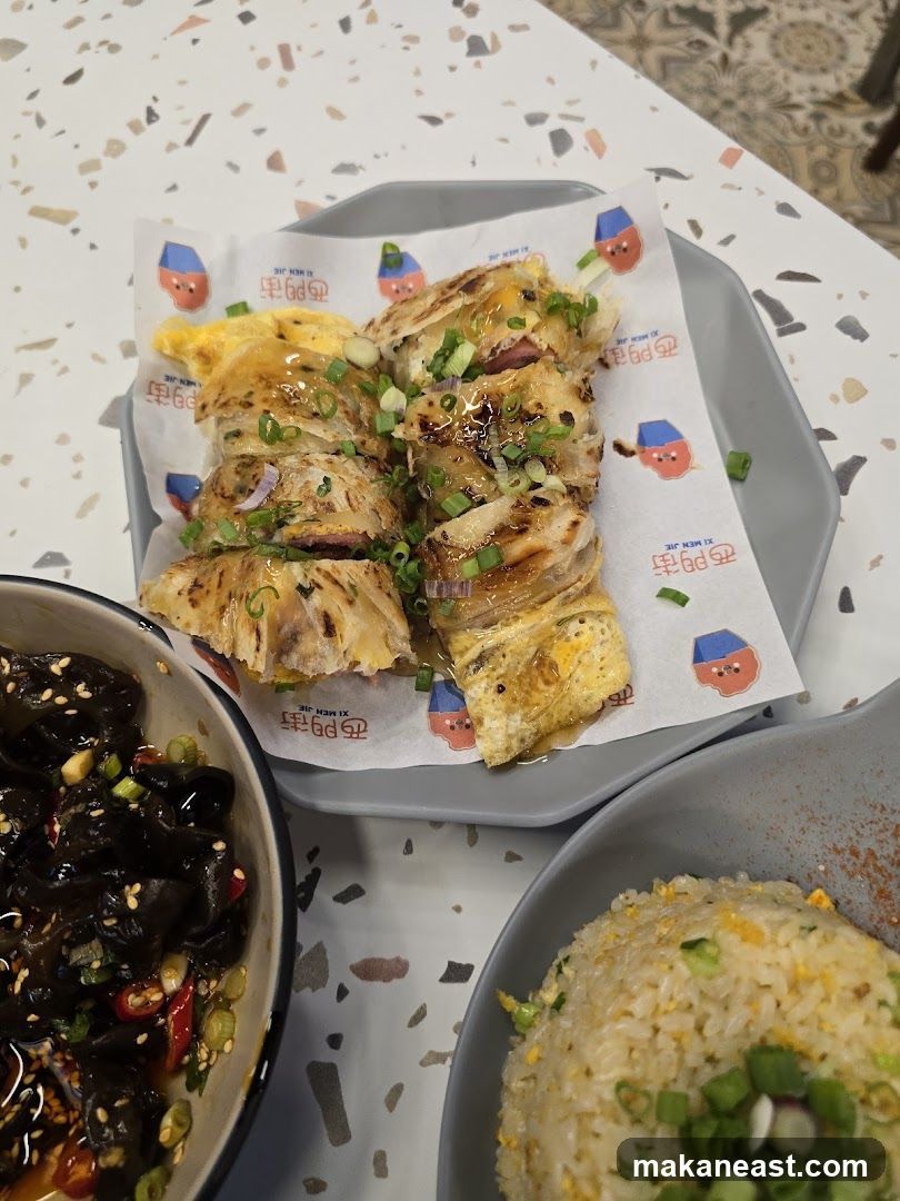 Savory Crepes with Side Dishes