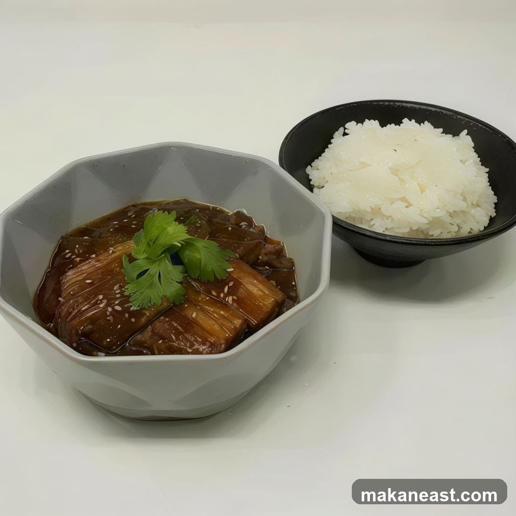 Braised Pork Belly with Rice