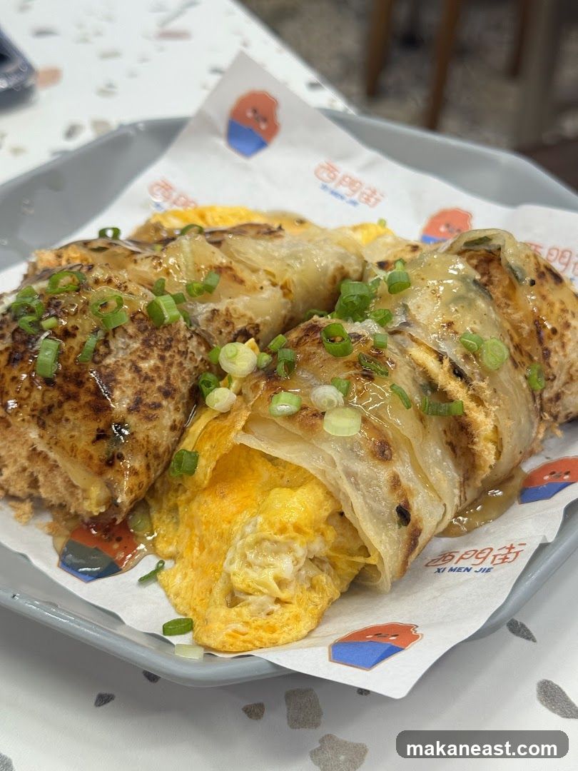 Rolled Omelet with Toppings