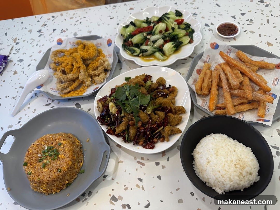 Assortment of Chinese Dishes