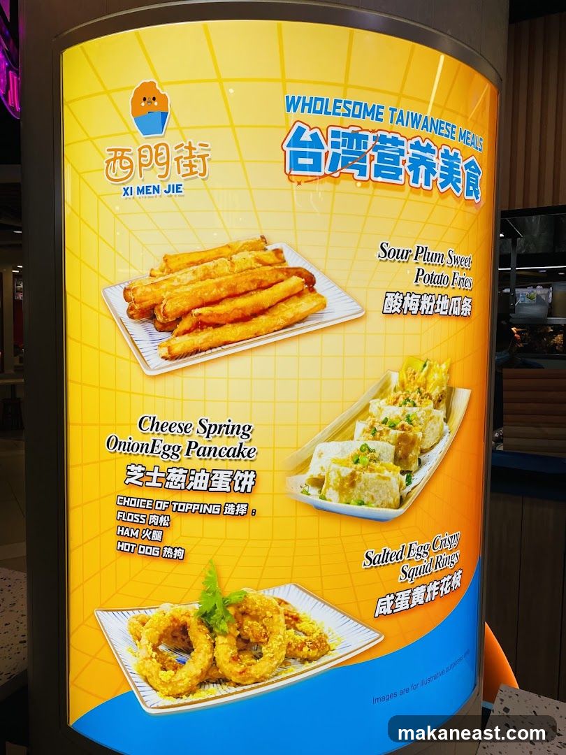 Wholesome Taiwanese Meals Menu