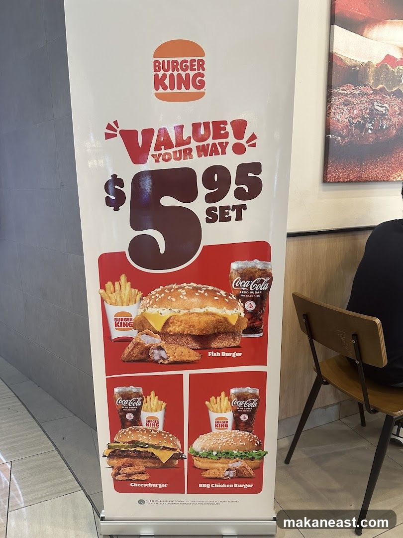 Burger King Value Set Promotion